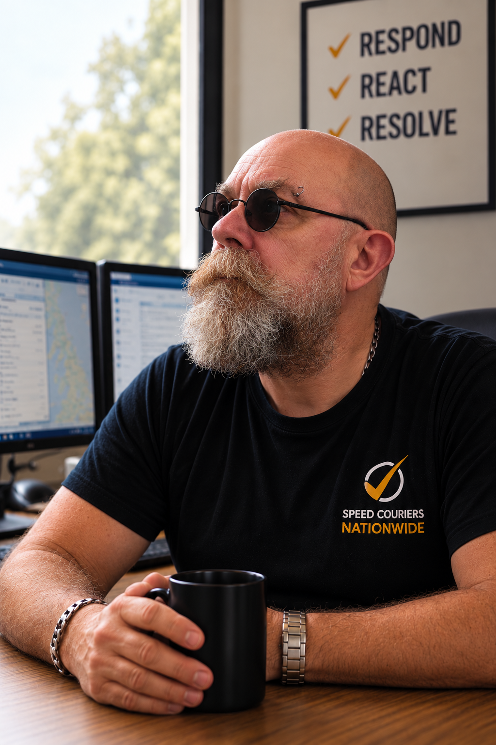 Rob Wells, co-founder and operations manager of Speed Couriers Nationwide